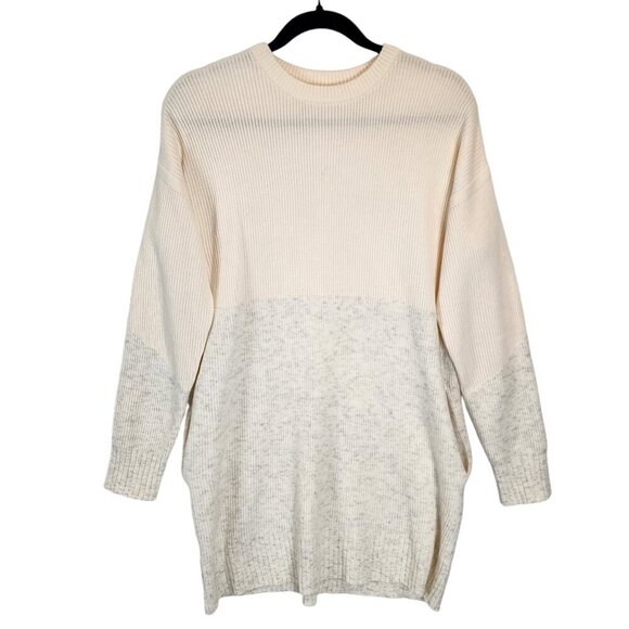 Lululemon Restful Intention Ribbed Sweater Dress Angel‎ Wing Cashmere Wool Blend - Picture 2 of 12